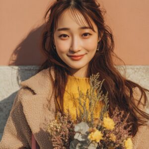 婚活をする20代女性の画像