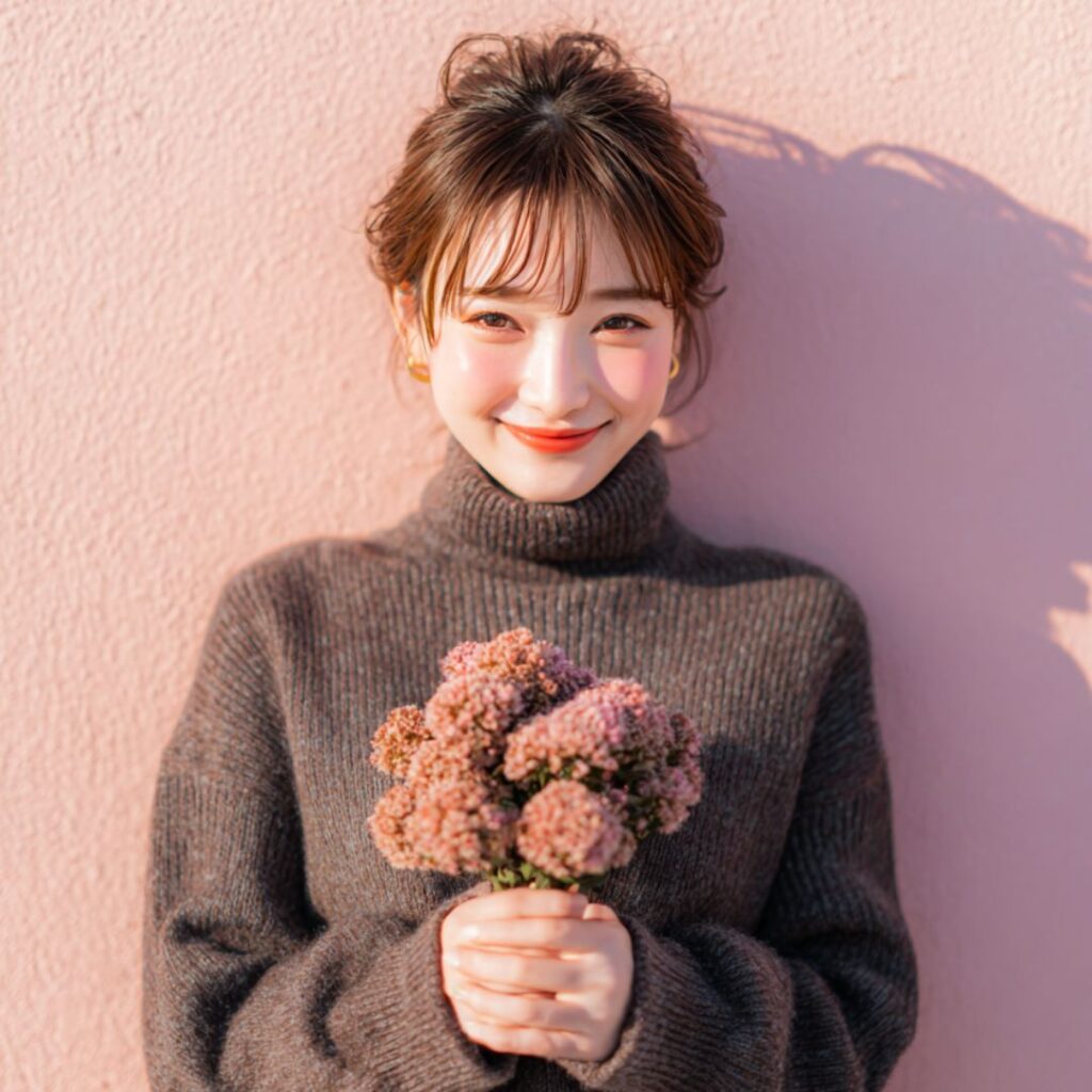 婚活中の女性の画像